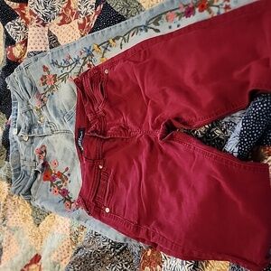 Bundle Of 2- Girls Cherokee And Wallflower Denim